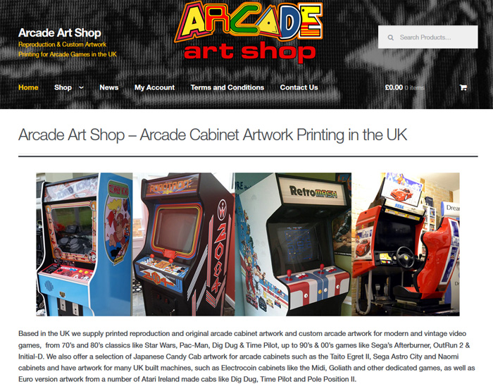Arcade Art Shop